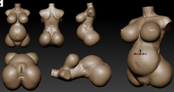 Angel (JIGGLY JOY D cup Full Silicone Ultra Realistic Torso-Size Pregnant 86CM)